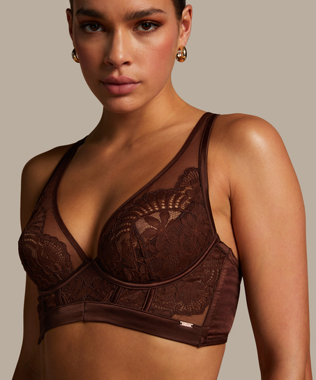 Soutien-gorge à armatures non préformé Indigo, Marron