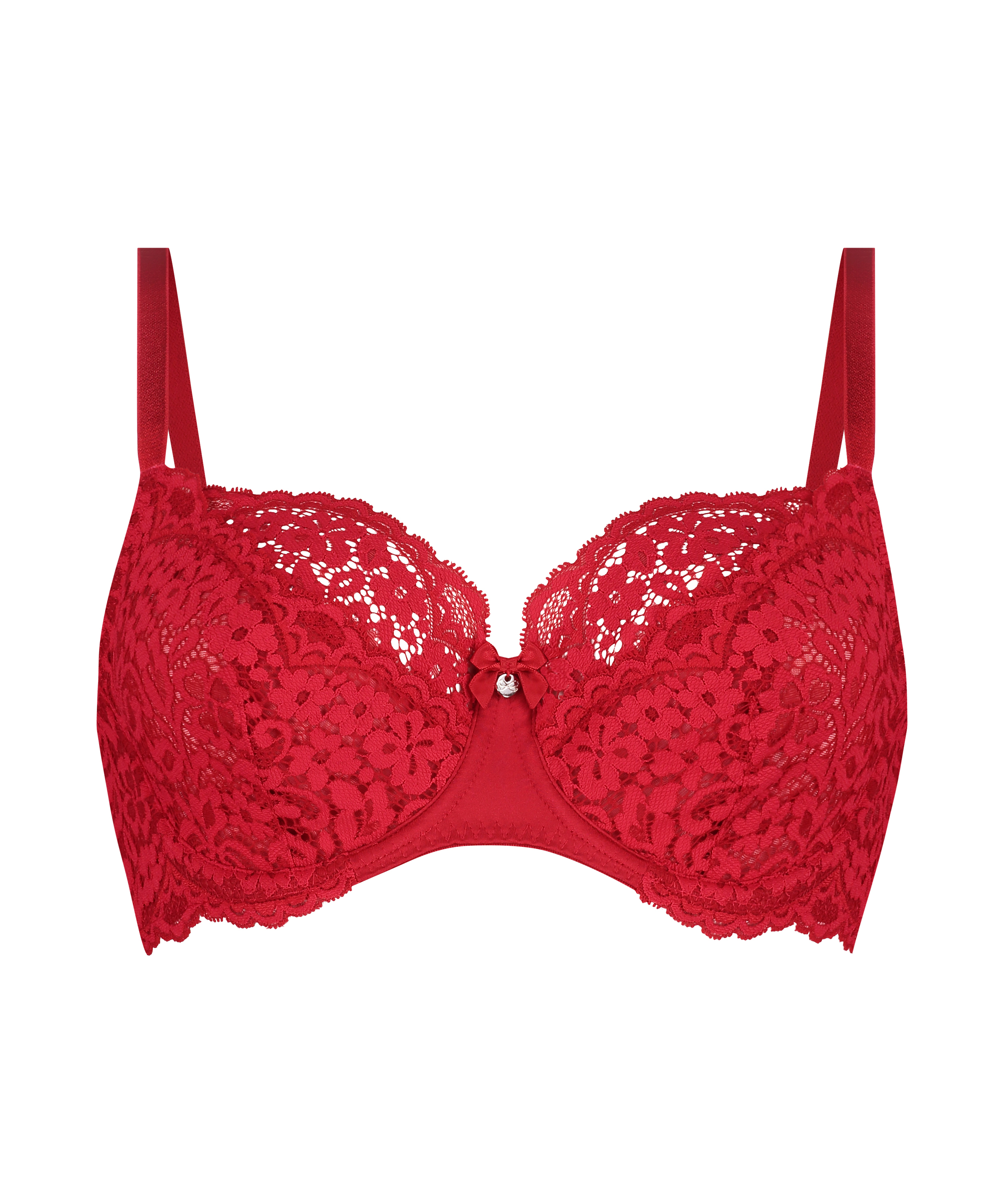 Soutien-gorge à armatures non-préformé Rose, Rouge, main