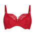 Soutien-gorge à armatures non-préformé Rose, Rouge