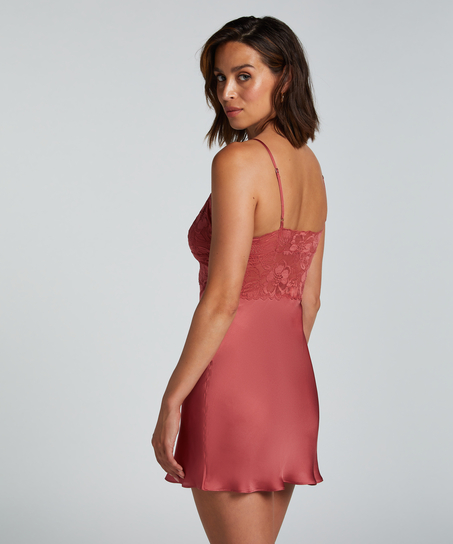 Nuisette satin, Rose