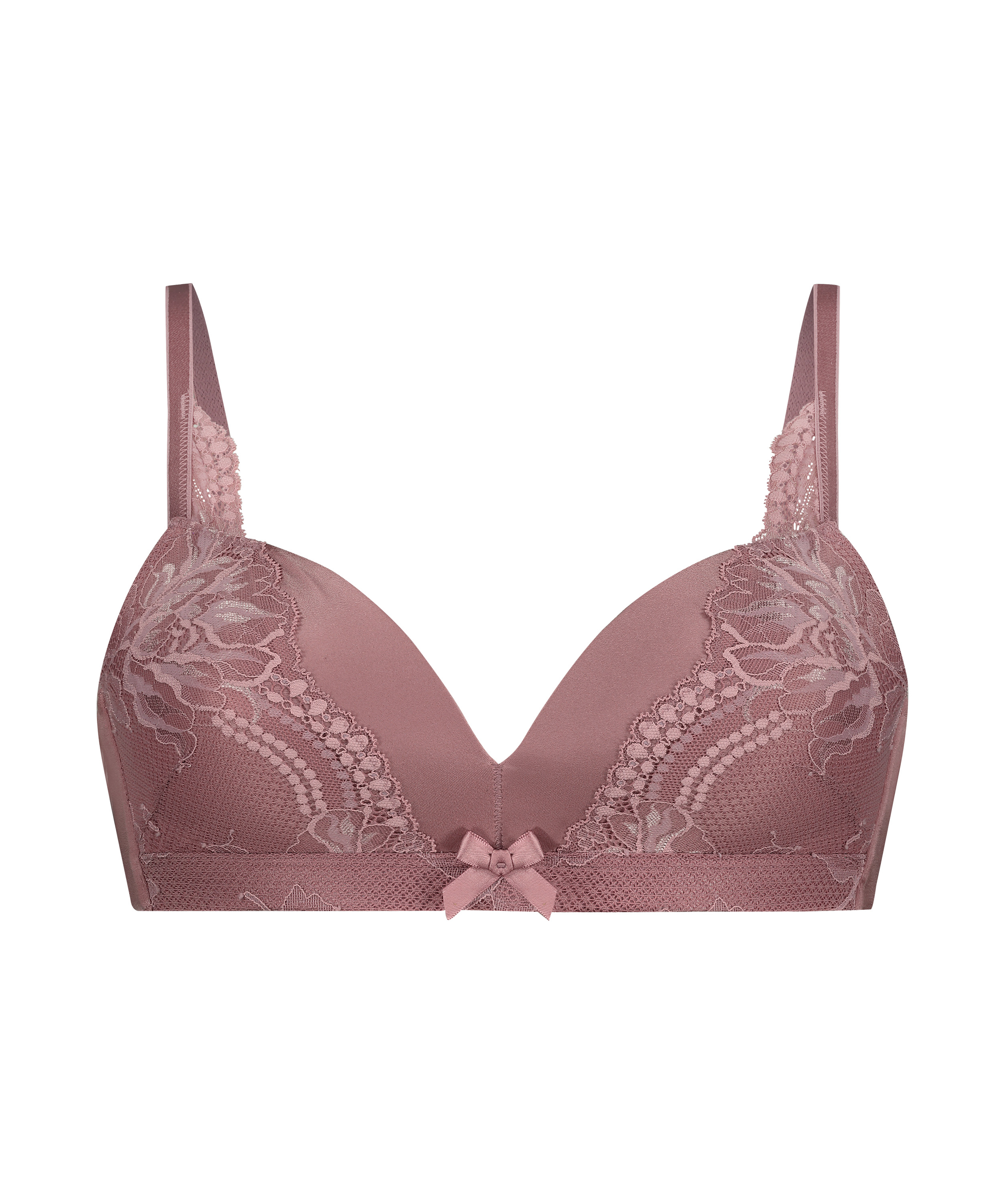 Soutien-gorge rembourré sans armatures Lycke, Rose, main