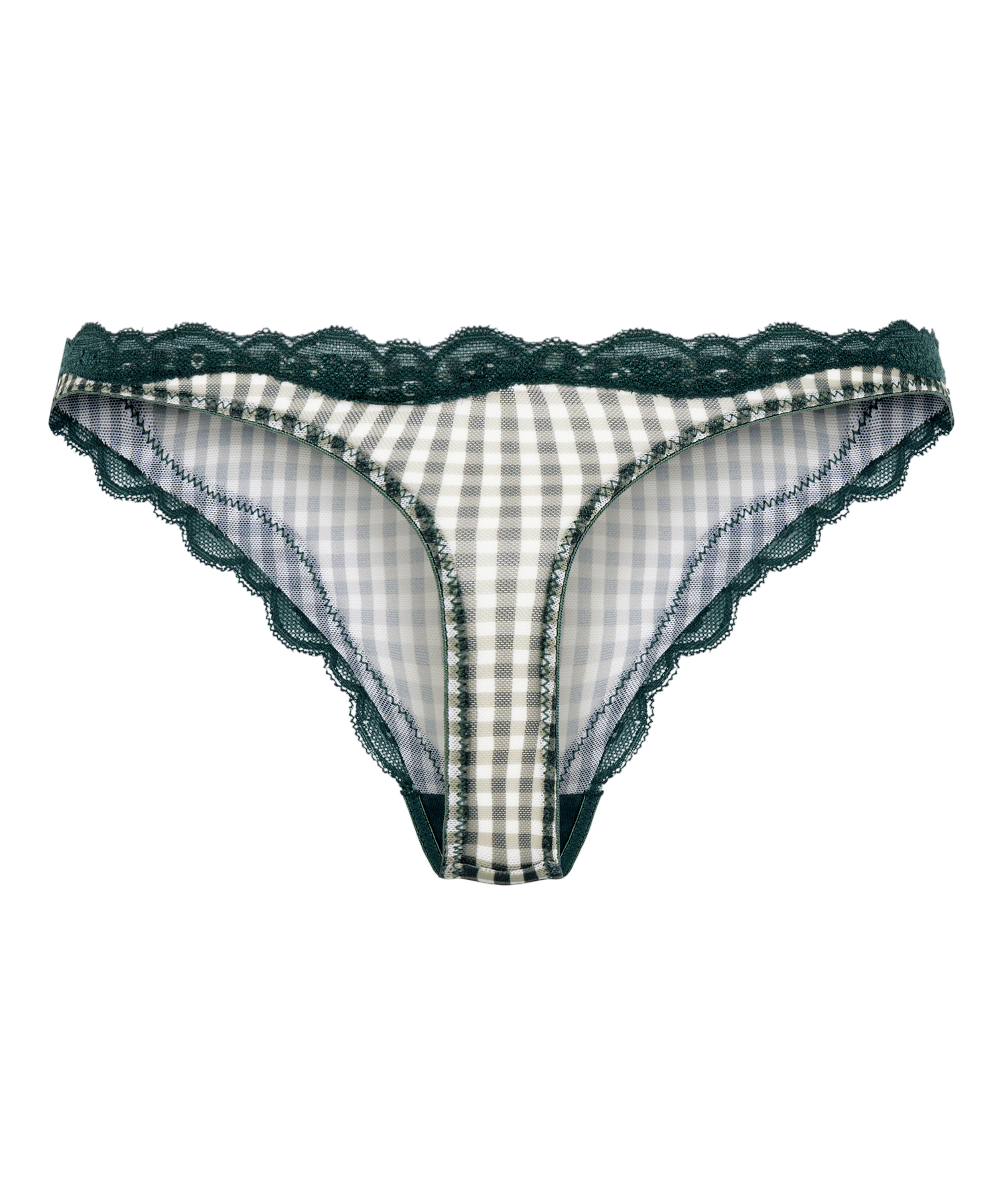 String échancré Liz, Vert, main