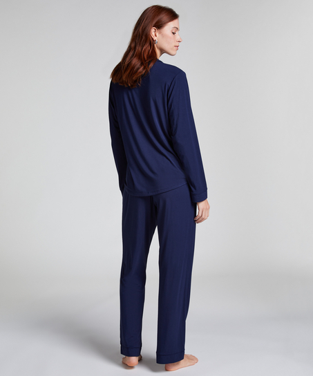 Pantalon en jersey Essential, Bleu
