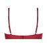 Soutien-gorge à armatures préformé Plunge, Rouge