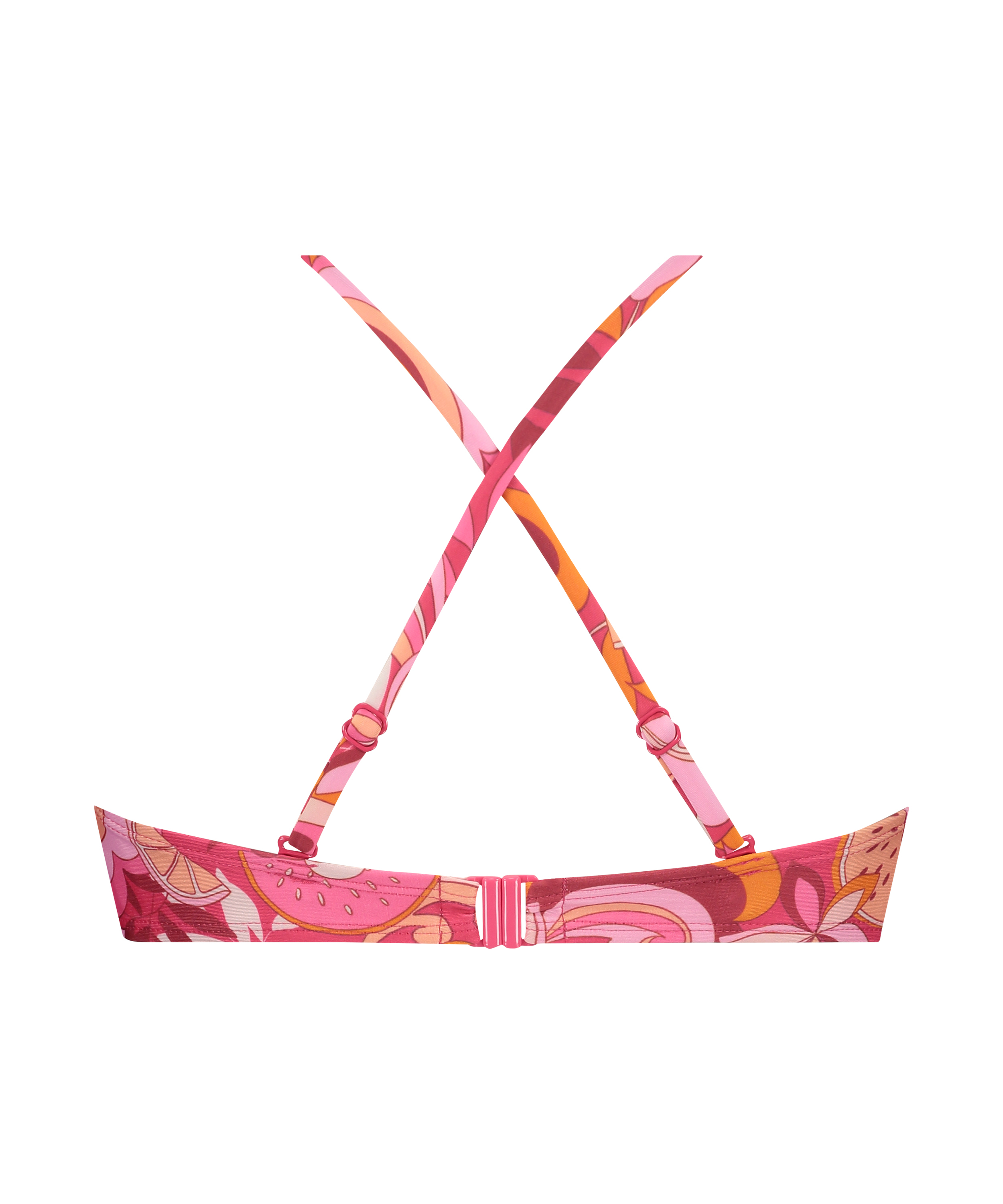 Haut de bikini à armatures non rembourré Miami, Rose, main