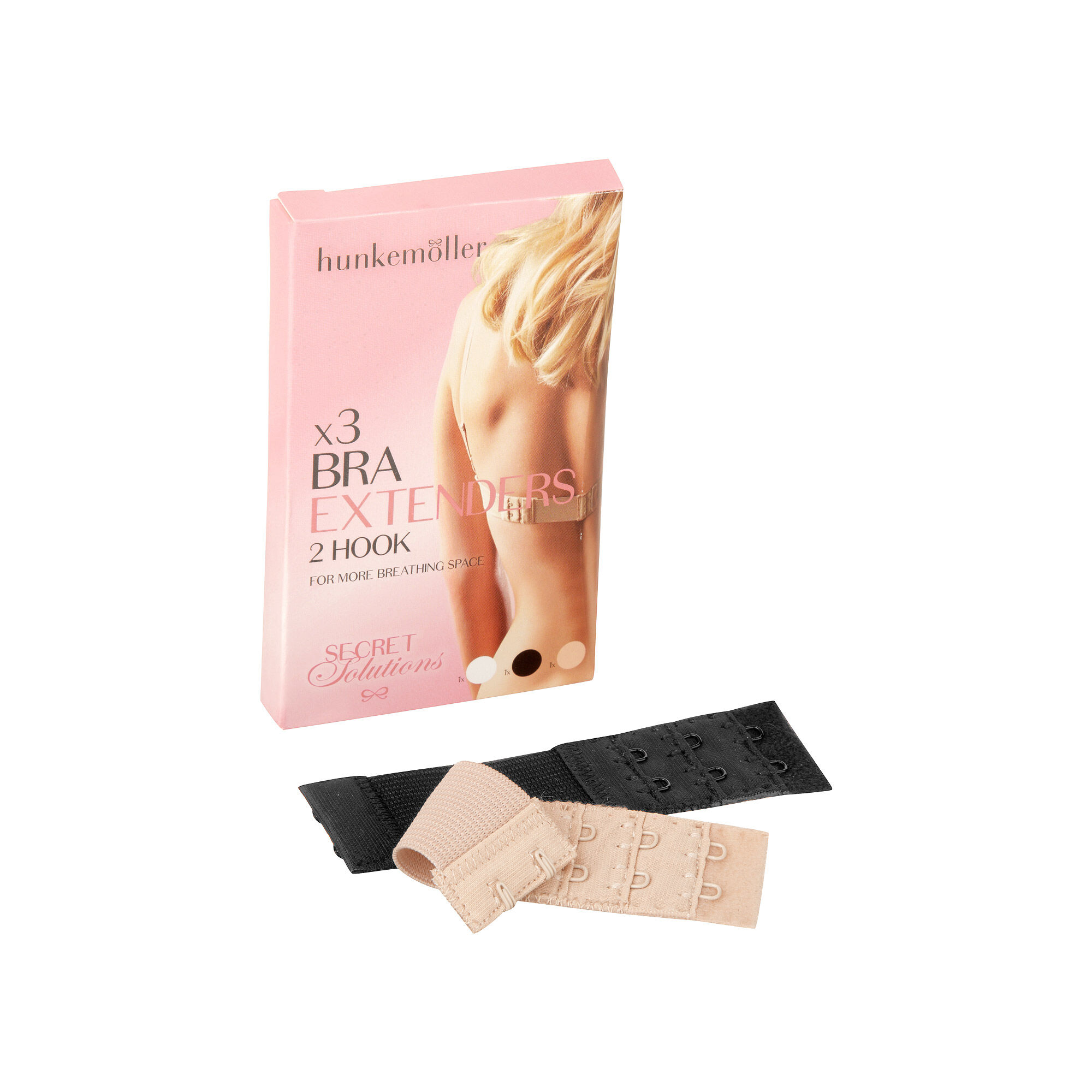 Lot de 3 extensions pour soutien-gorge, Blanc Lot de 3 extensions pour soutien-gorge, Blanc