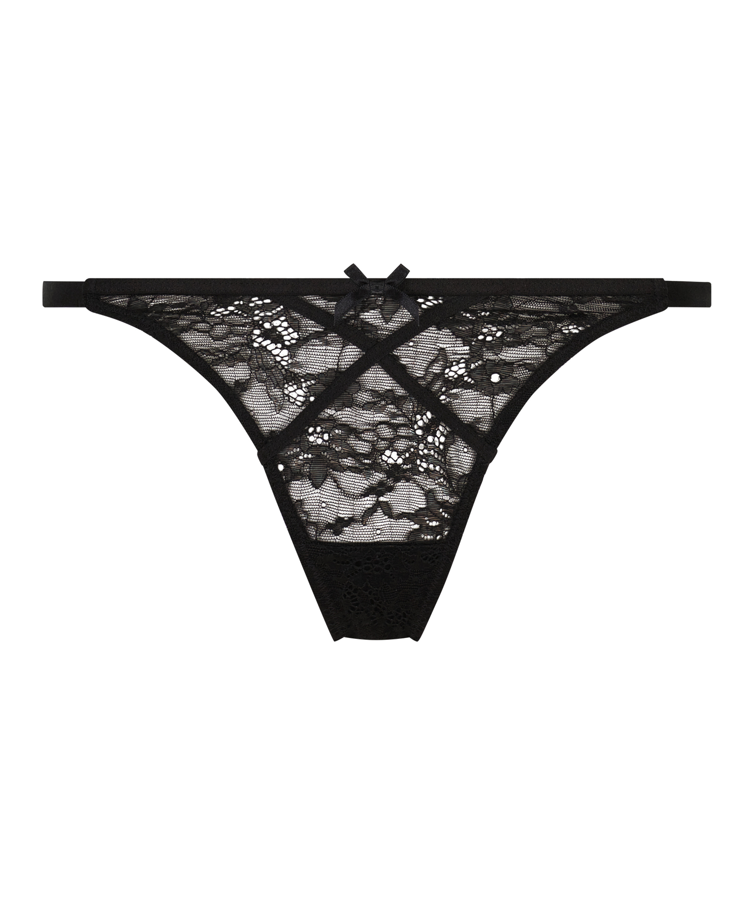 String taille haute Corby, Noir, main