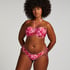 Haut de bikini Floral Taille E +, Rose