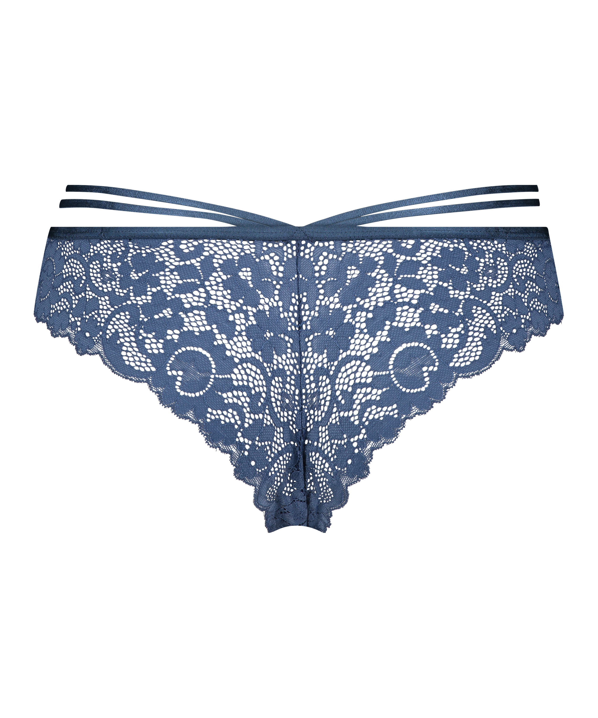 Slip brésilien Almuth, Bleu, main