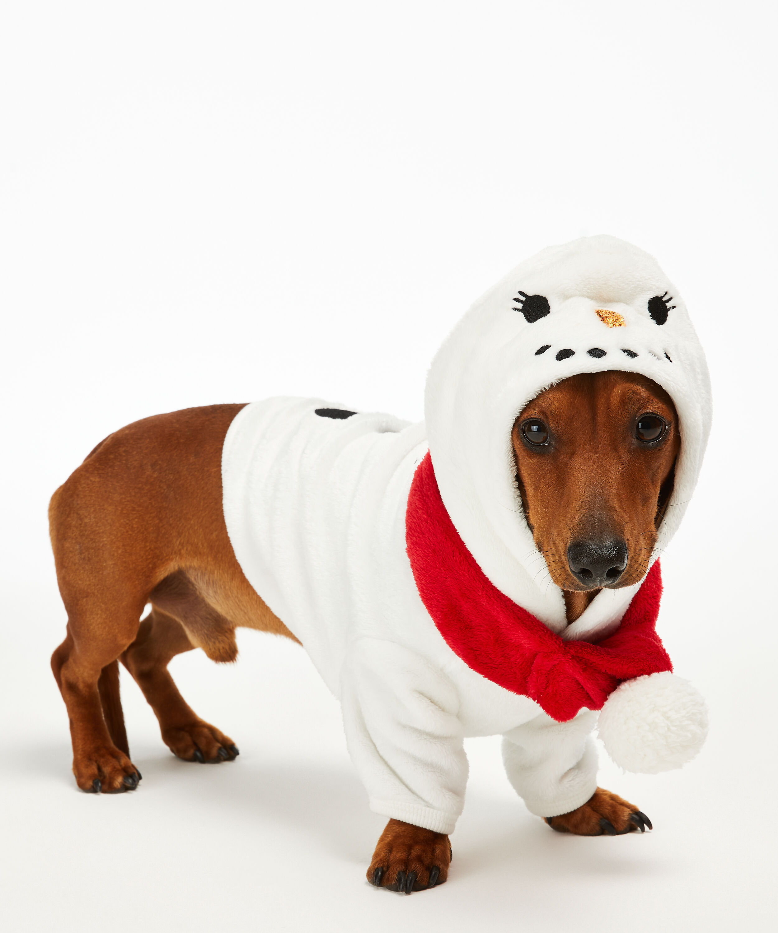 Onesie chiens en polaire, Blanc