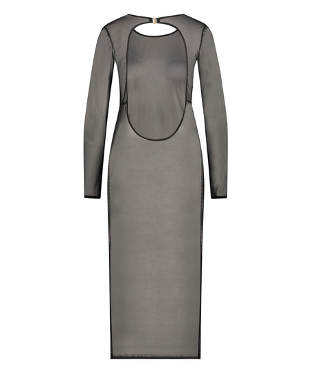 Robe longue extra-fine, Noir