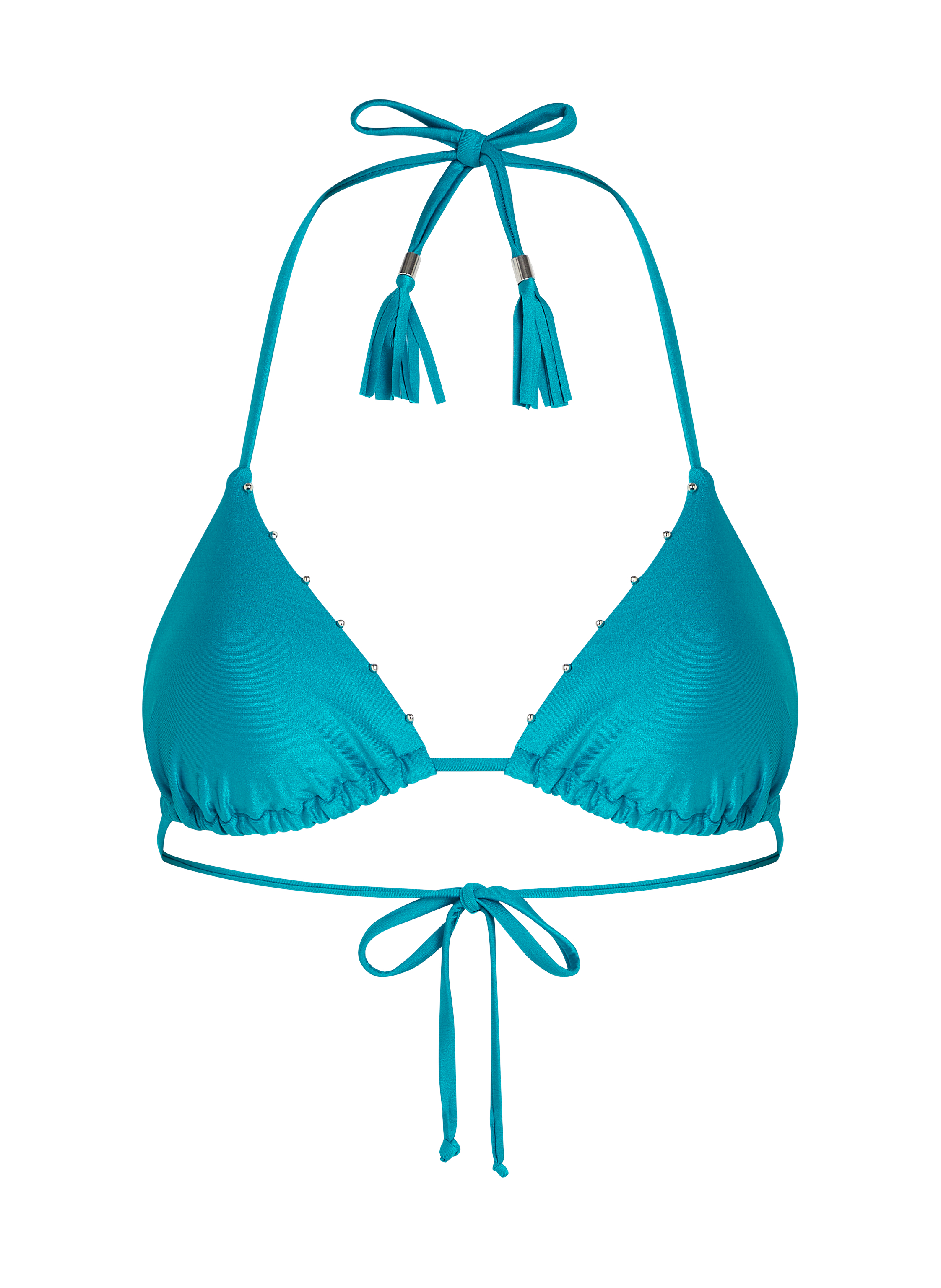Haut de bikini triangle Aqua, Vert, main