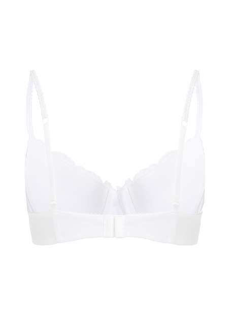 Soutien-gorge à armatures préformé Secret Lace, Blanc