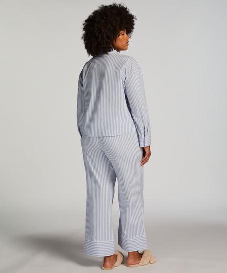 Haut de pyjama en Coton, Bleu