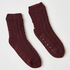 Chaussons Knit, Rouge