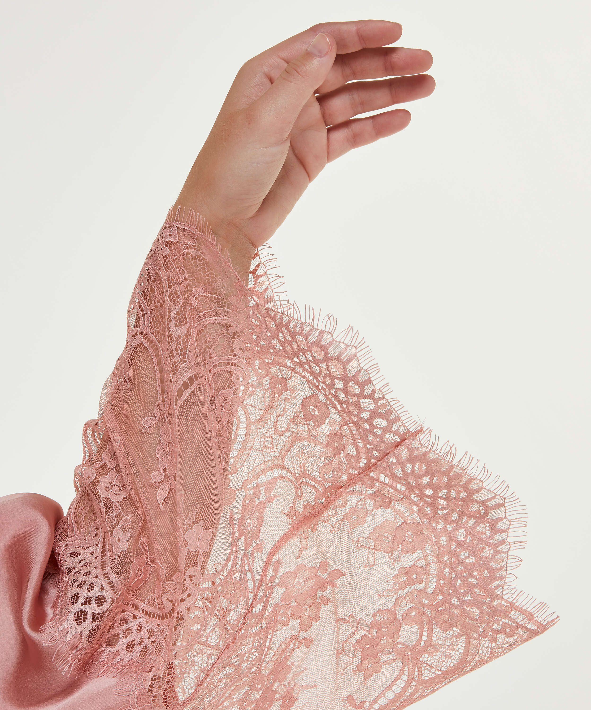 Kimono Satin, Rose, main