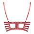 Soutien-gorge rembourré à armatures Vicky, Rouge