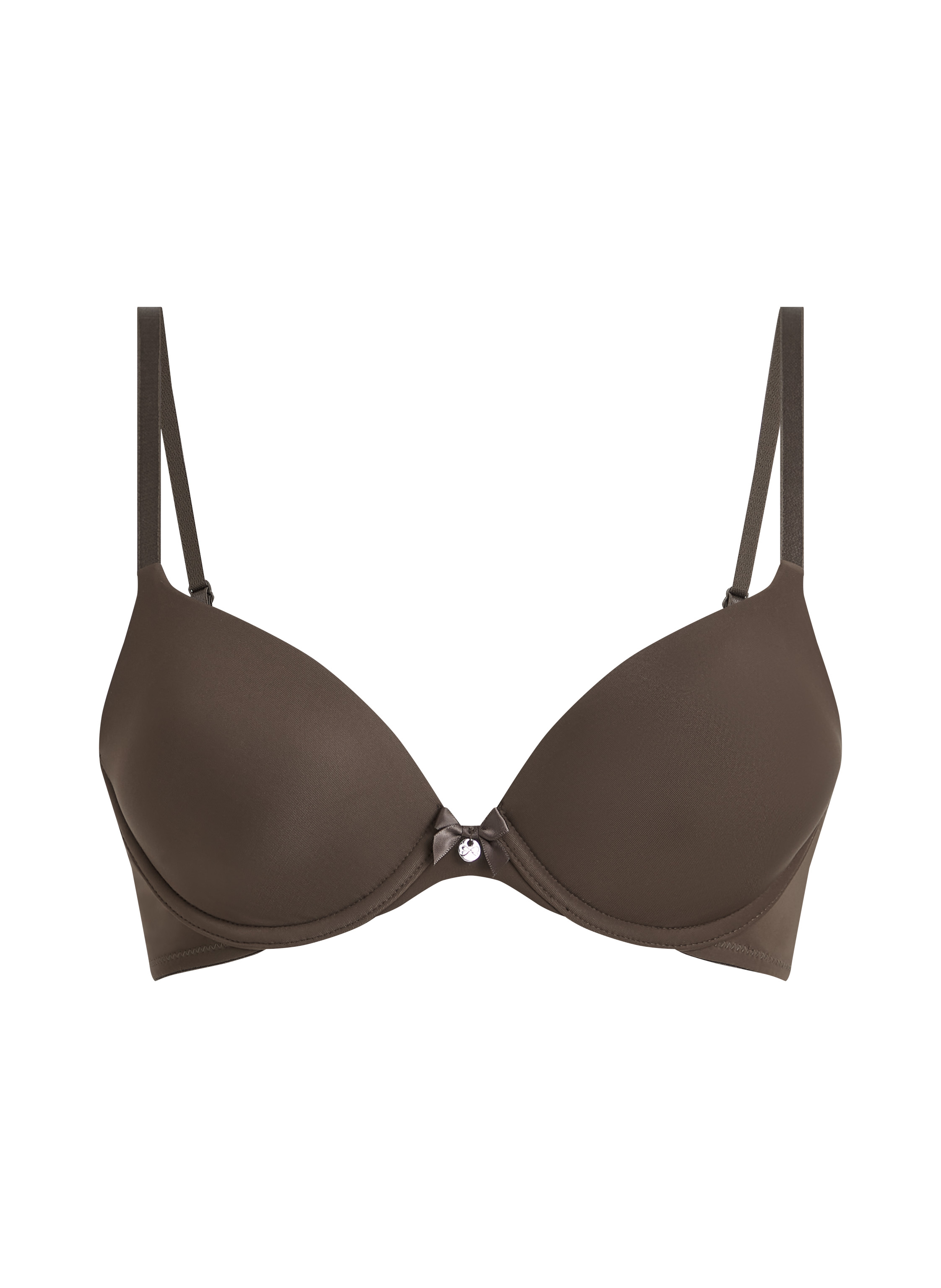 Soutien-gorge à armatures préformé Plunge, Marron, main