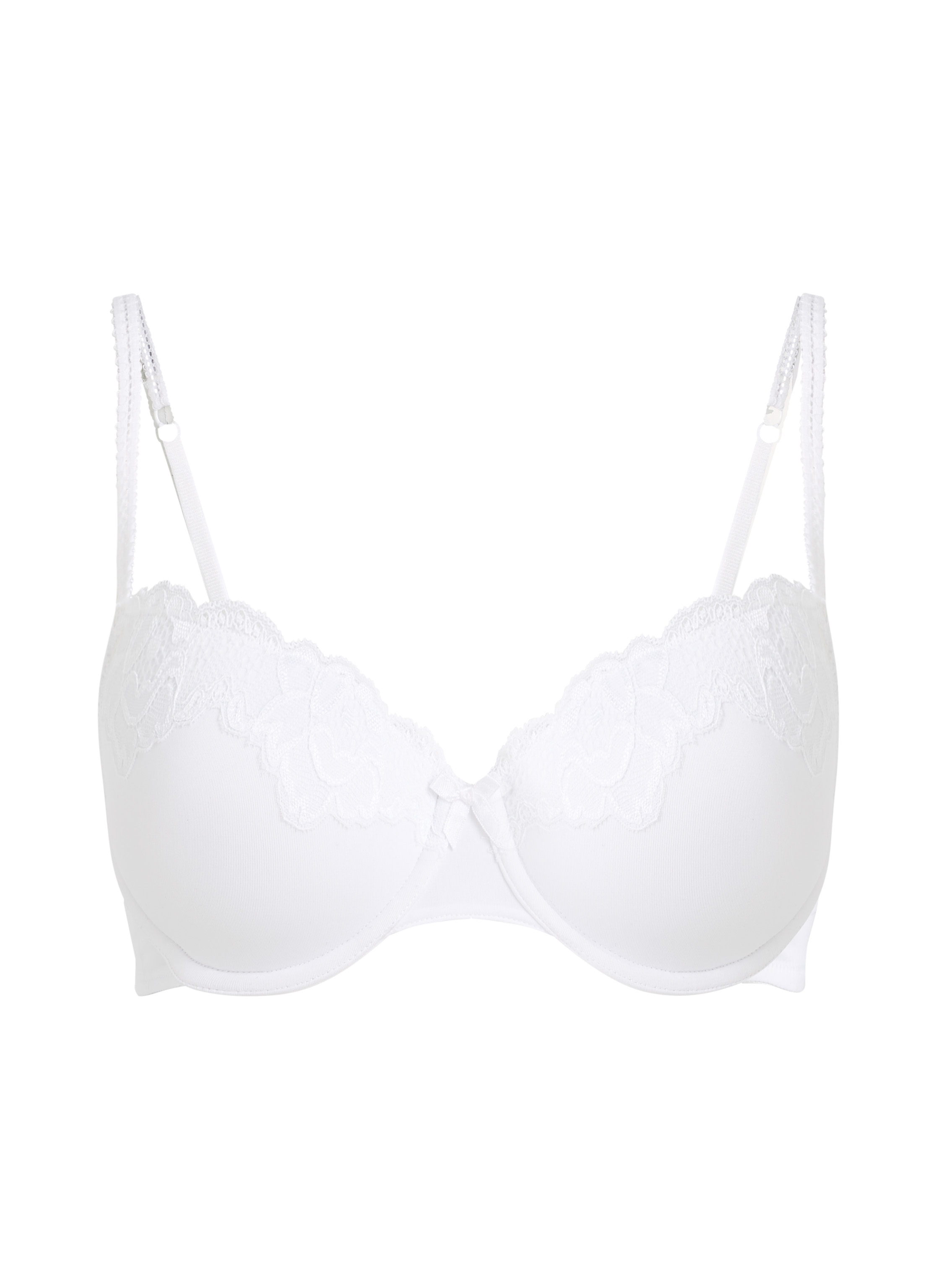Soutien-gorge à armatures préformé Secret Lace, Blanc, main