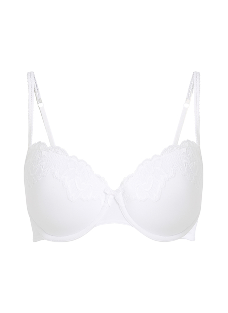 Soutien-gorge à armatures préformé Secret Lace, Blanc
