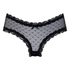 Slip brésilien V-shape mesh, Noir