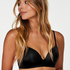 Soutien-gorge push-up préformé sans armatures Mona, Noir