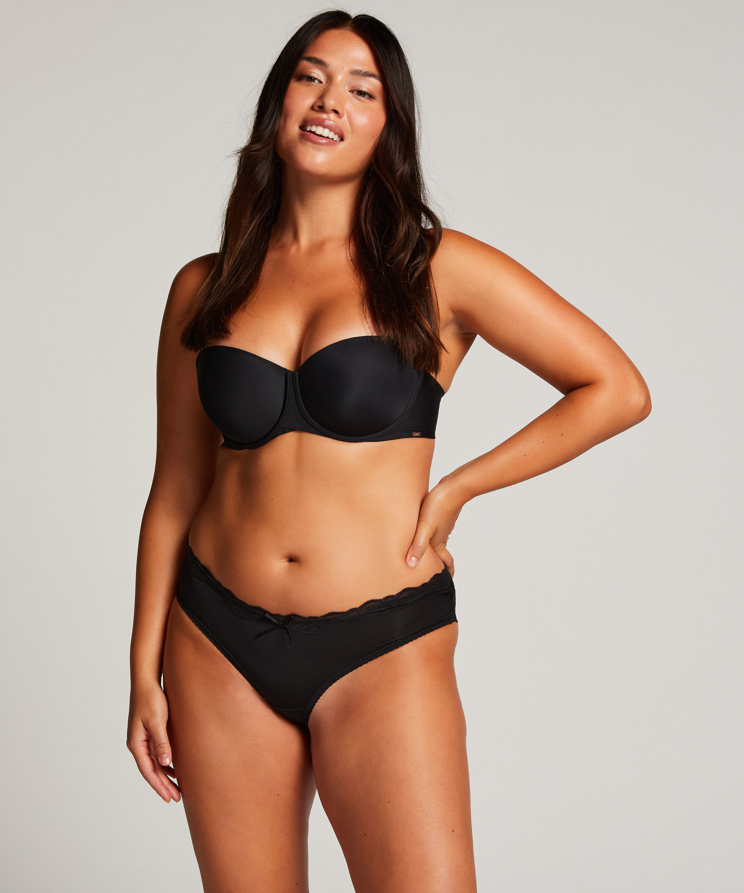 Slip br&eacute;silien micro, Noir