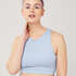 Crop top Bae, Bleu