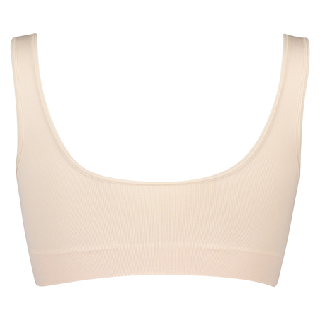 Top basic sans coutures, Beige