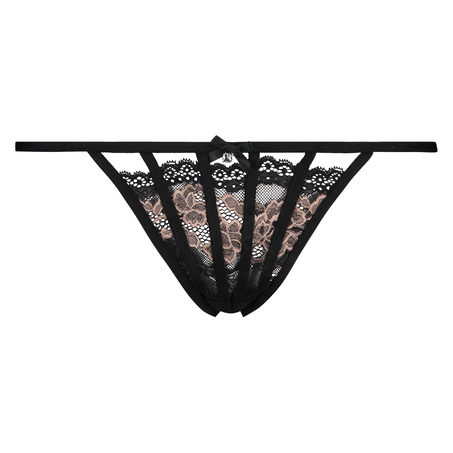 Tanga String Nala, Noir