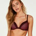 Soutien-gorge à armatures préformé push-up Pia, Rouge