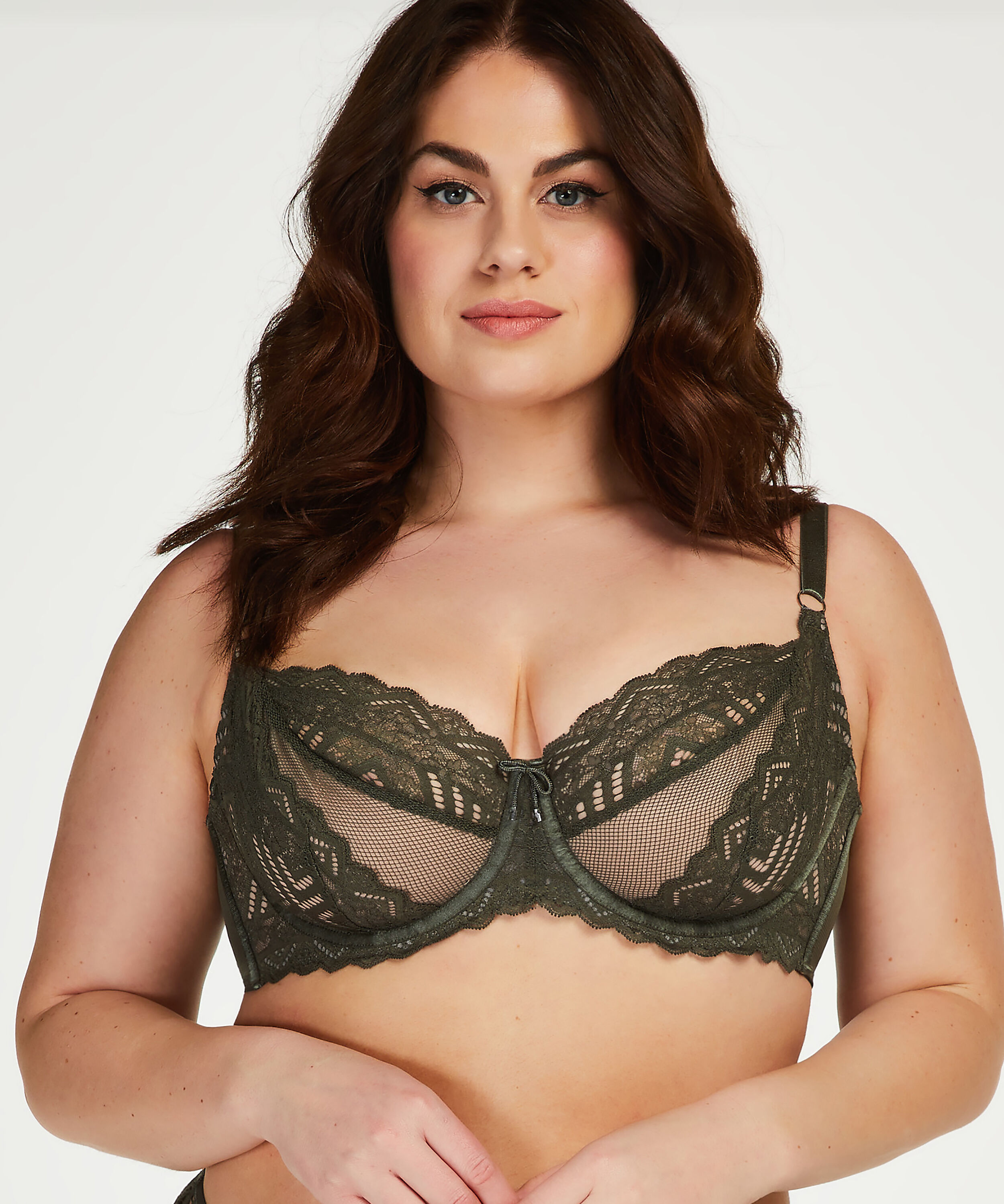 Soutien-gorge non rembourr&eacute; &agrave; armatures Rabella I AM Danielle , Vert