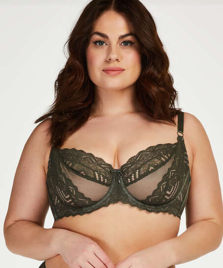 Soutien-gorge non rembourr&eacute; &agrave; armatures Rabella I AM Danielle , Vert