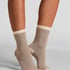 Chaussettes courtes en modal, Marron