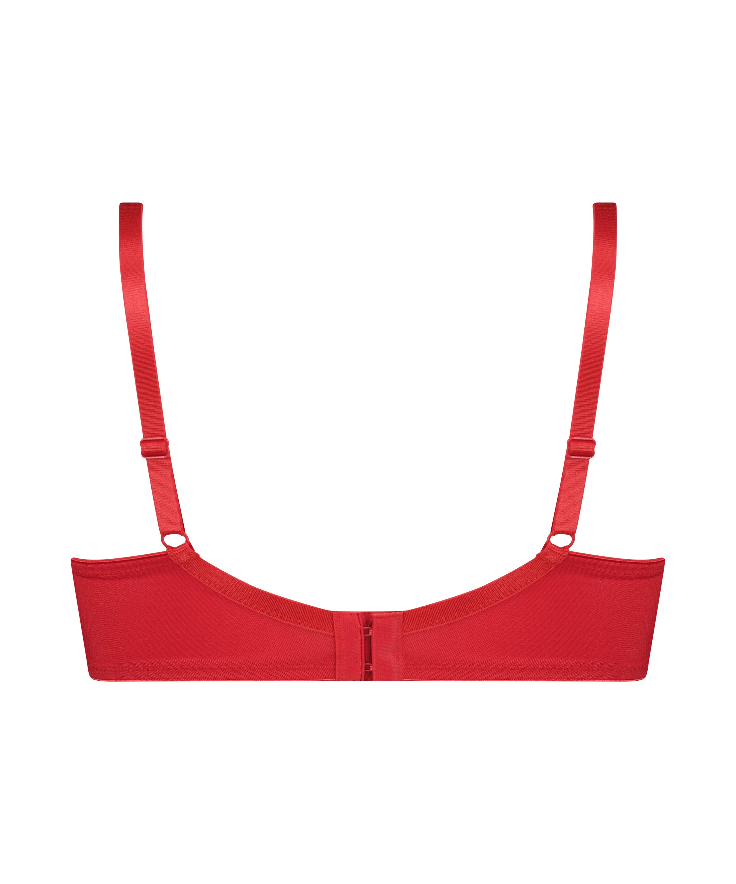 Soutien-gorge à armatures non-préformé minimiseur Nina, Rouge, main