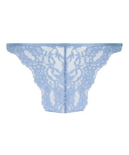 Slip brésilien jambes hautes Kaiden, Bleu