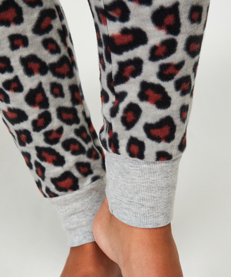 leggings en micro-polaire, Gris