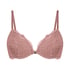 Soutien-gorge &agrave; armatures pr&eacute;form&eacute; push-up Marine, Rose