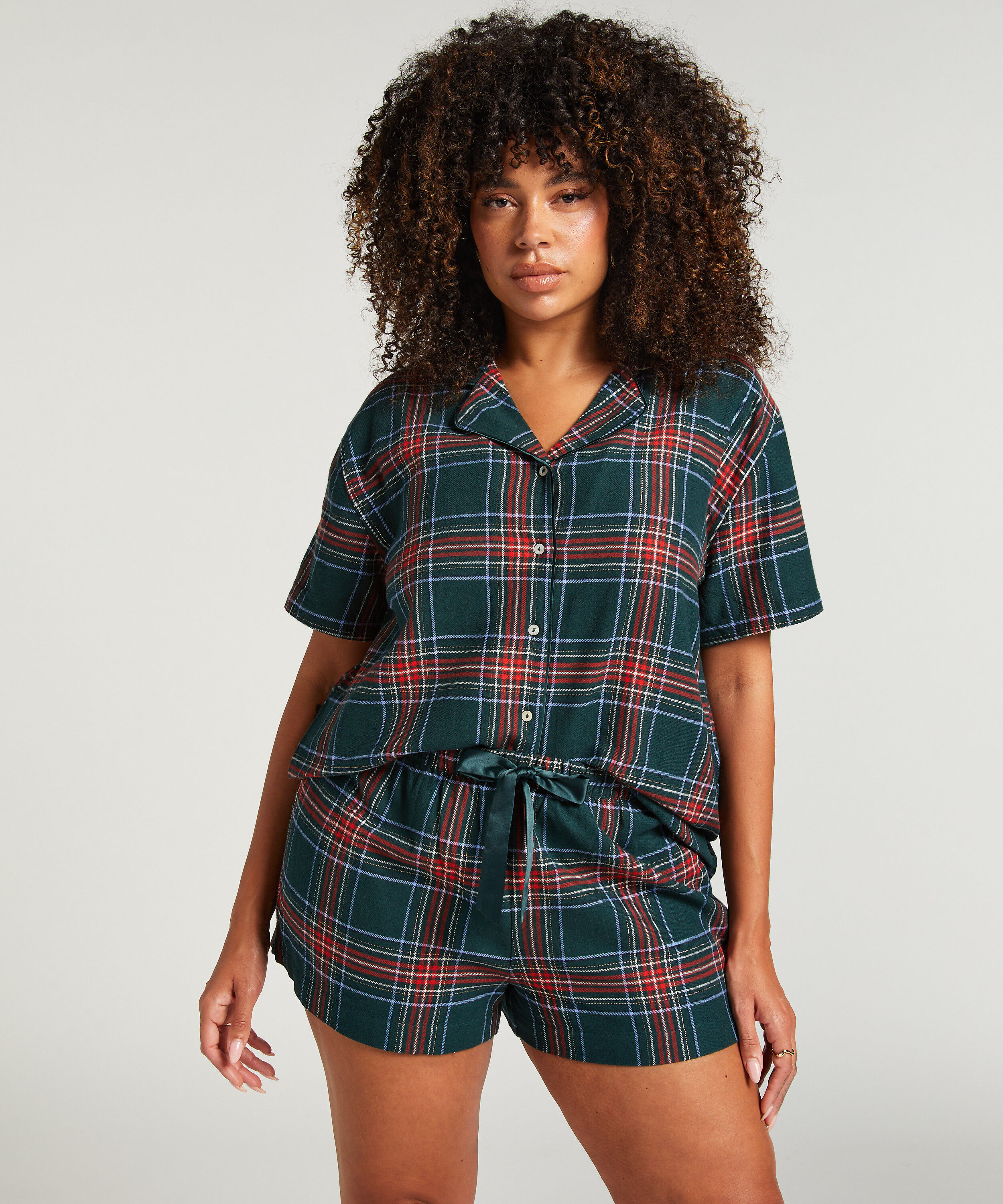 Pyjama set Twill, Vert Pyjama set Twill, Vert