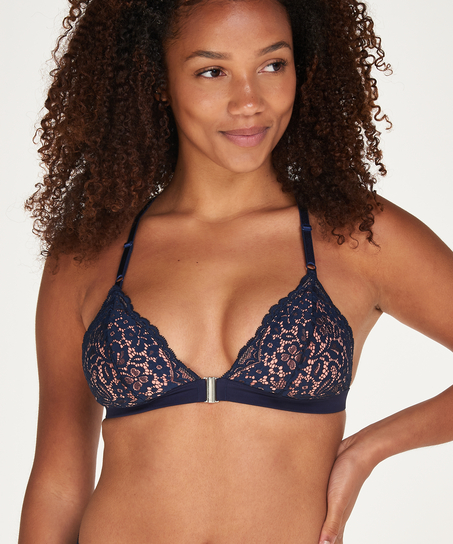 Préformé triangle brassière Marina, Bleu