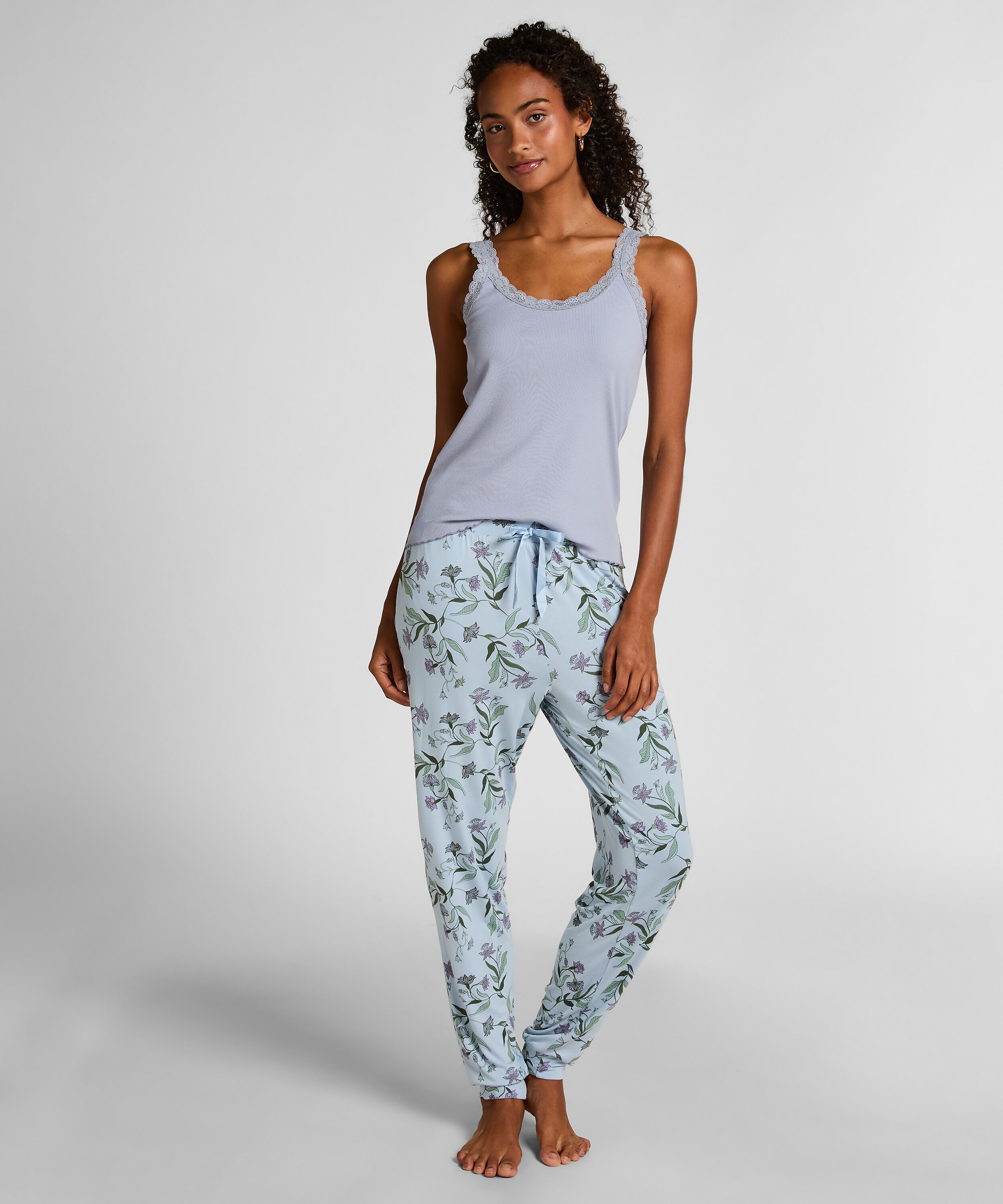 Pantalon de pyjama Jersey, Bleu