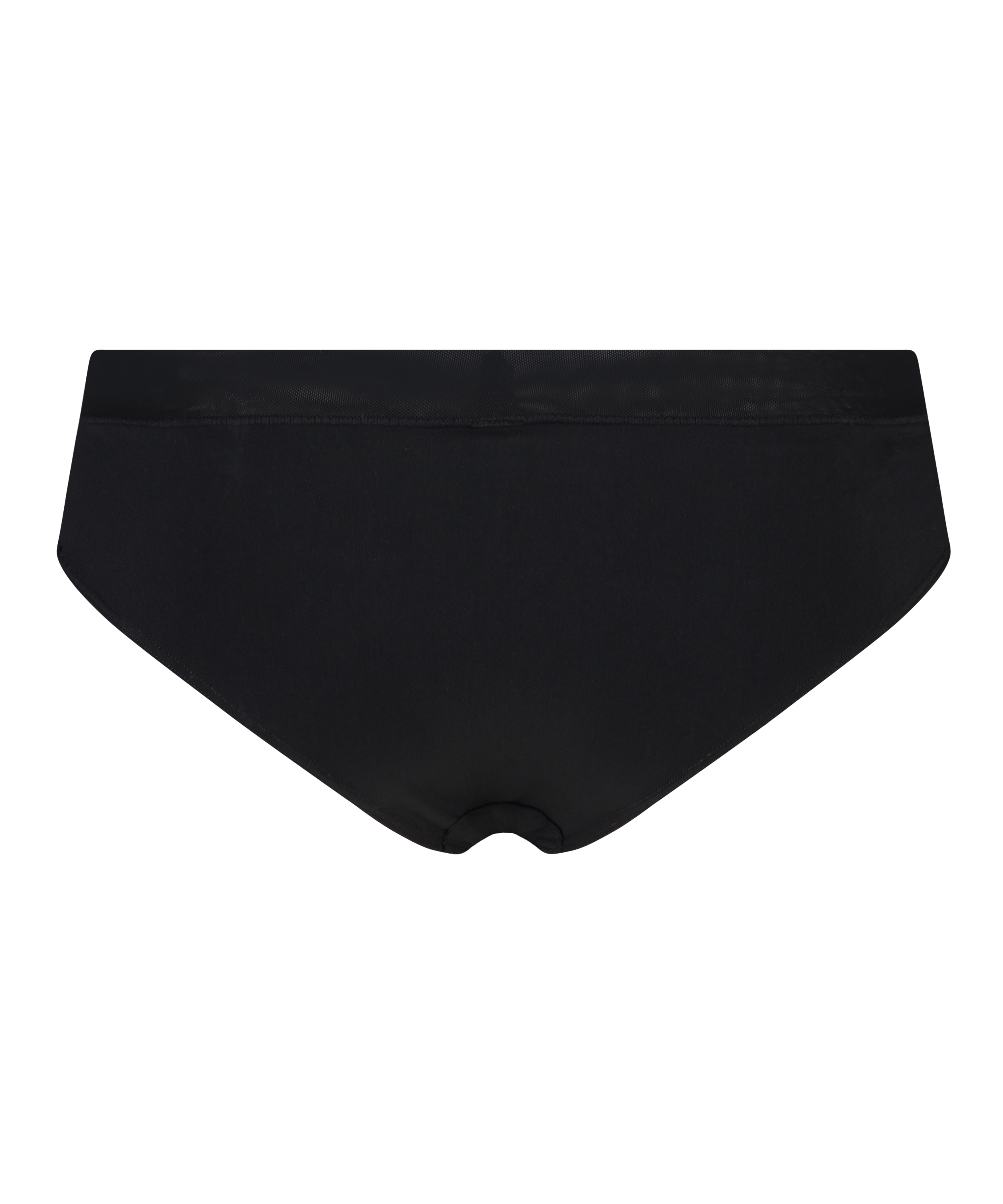 Slip brésilien en maille, Rose, main