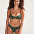 Haut de bikini &agrave; armatures non-pr&eacute;form&eacute; Scallop Glam, Vert