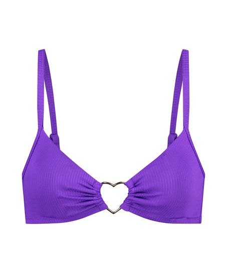 Haut de bikini court Eclipse, Violet