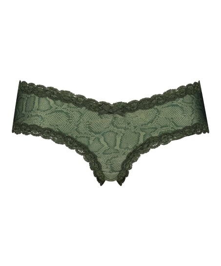 Slip br&eacute;silien V-shape mesh, Vert