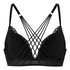 Soutien-gorge à armatures push-up préformé Sabrina, Noir