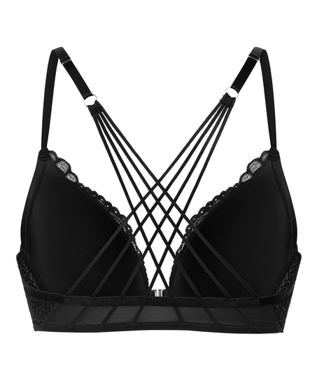 Soutien-gorge à armatures push-up préformé Sabrina, Noir