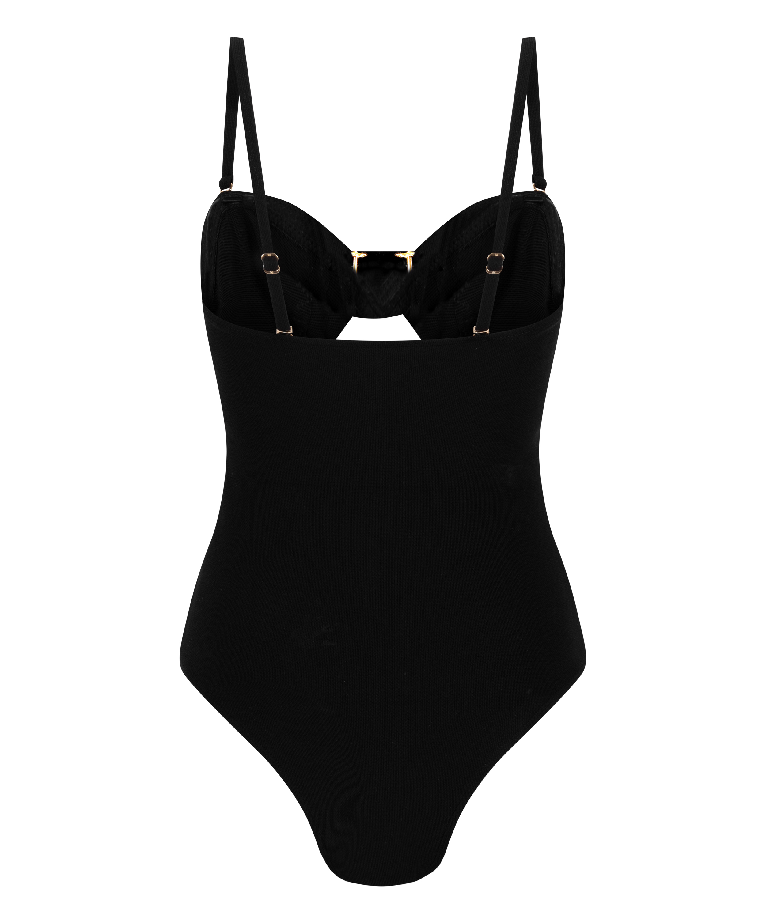 Maillot de bain sculptant Cabo, Noir, main
