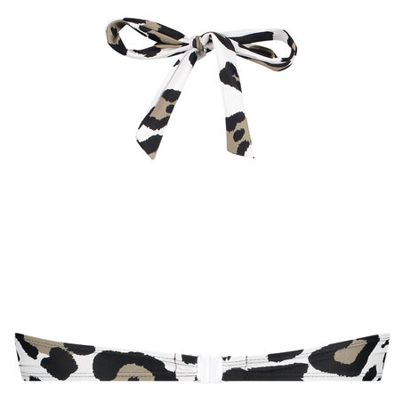Haut de bikini push-up Animal Taille A - E, Blanc