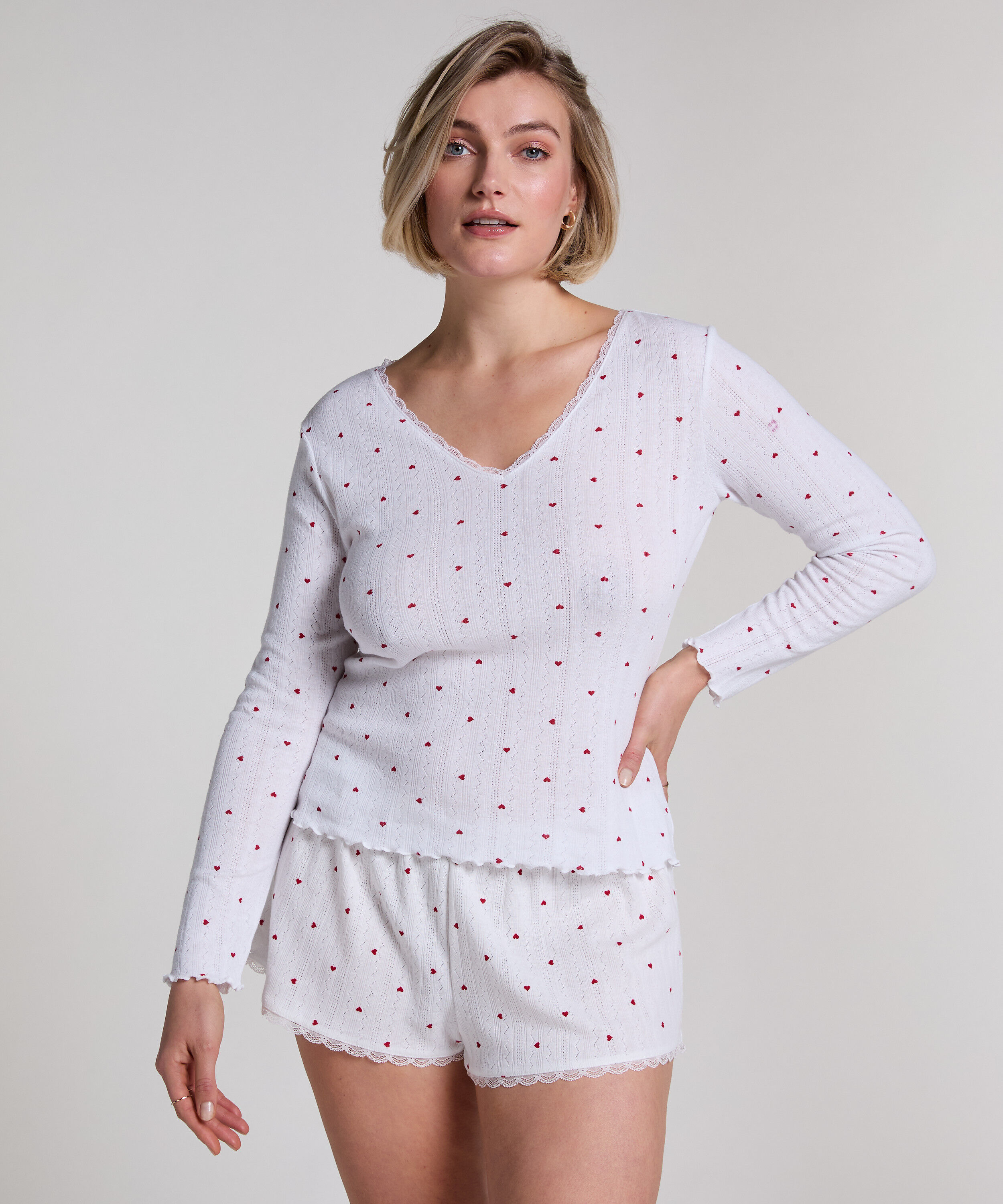 Haut de pyjama Pointelle